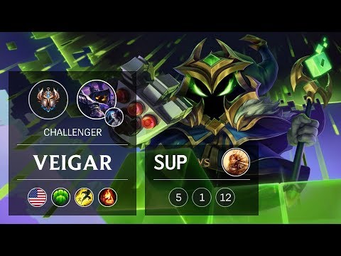 Veigar Support vs Leona - NA Challenger Patch 9.5