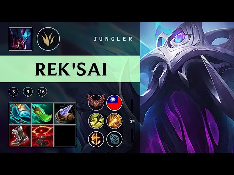 Rek'Sai Jungle vs Kindred - TW Grandmaster Patch 25.24