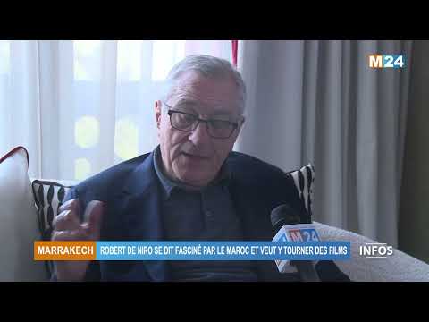 Marrakech.. Robert de Niro se dit fasciné par le Maroc et veut y tourner des films