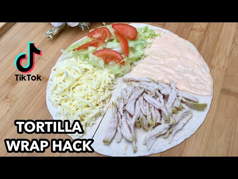 Viral TikTok Tortilla Wrap Hack | How to Make Breakfast Quesadillas
