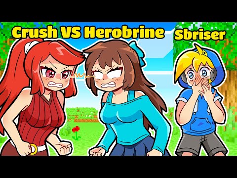 Crush e Herobrine FEMMINA Litigano Per ME Su Minecraft!