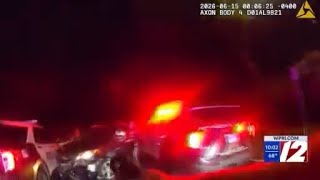 Bodycam video shows aftermath of hectic Charlestown DUI arrest
