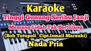 Download lagu Karaoke TINGGI GUNUNG SERIBU JANJI - Bob Tutupoli mp3