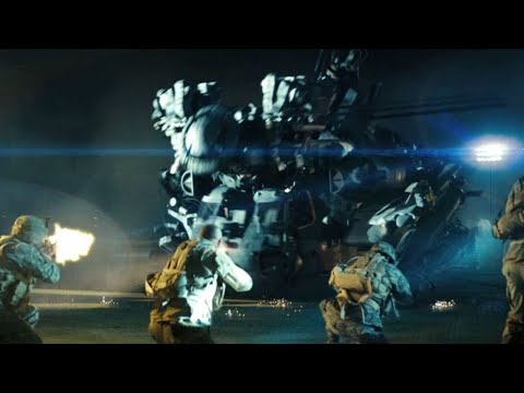 Blackout Attacks The U.S. Military Base - Transformers (2007) Movie Clip HD