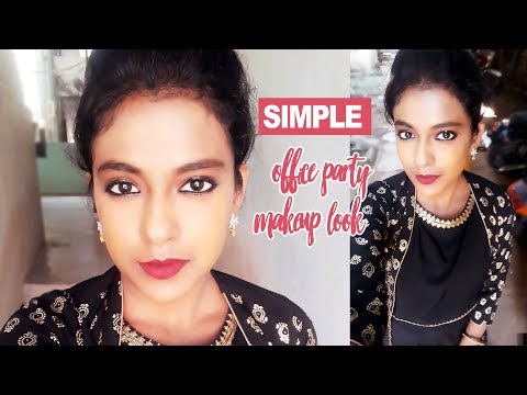 EMERGENCY office party makeup look | Under 10 mins with few products