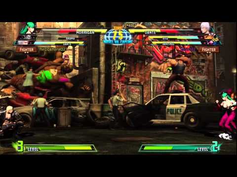Marvel vs Capcom 3 Revin122 (Dante, Ryu, Sentinel) vs mircioamaraal321 (Akuma, Morrigan, Dante)