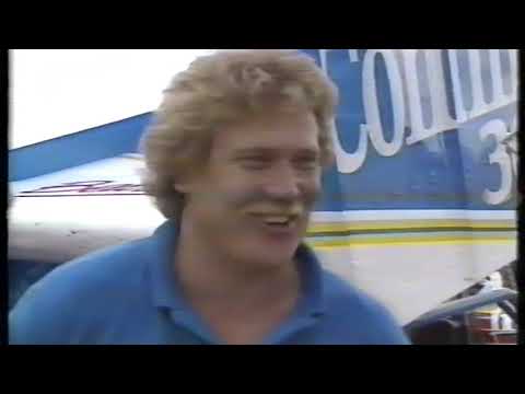 1986/87 USA Kinser Sprintcar Team. Speedway Park. Adelaide, South Australia.