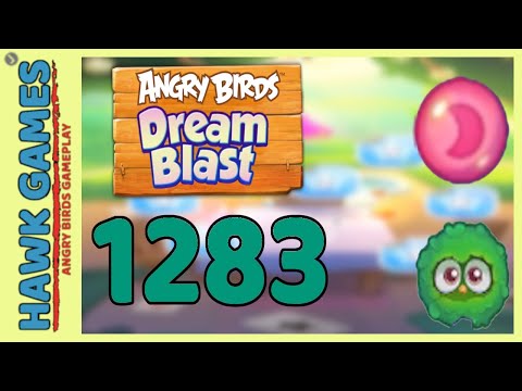 Angry Birds Dream Blast Level 1283 - Walkthrough, No Boosters