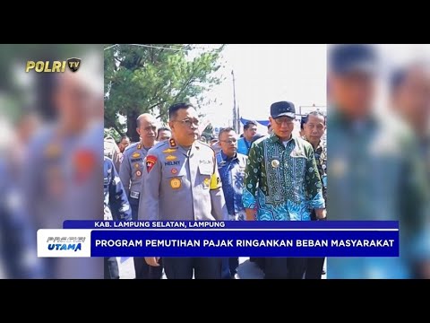 KAPOLDA LAMPUNG DUKUNG PROGRAM PEMUTIHAN PAJAK KENDARAAN 2025