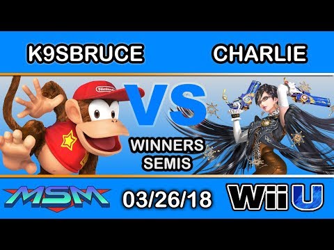 MSM 139 - VQ | K9sbruce (Diddy, Sheik) Vs. Charlie (Bayonetta) Winners Semis - Smash 4