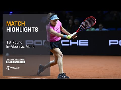 Porsche Tennis Grand Prix | 04/18/2023 | Match Highlights | In-Albon vs. Maria