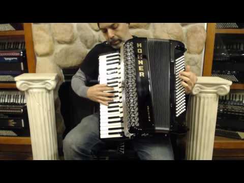 2381 - Black Hohner Atlantic IV 120MP 41 120 LMMM $3495