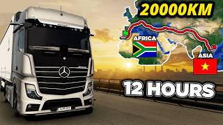 Download lagu ETS2 Longest Delivery (Morocco to Vietnam) Africa to Asia | Euro Truck Simulator 2 mp3