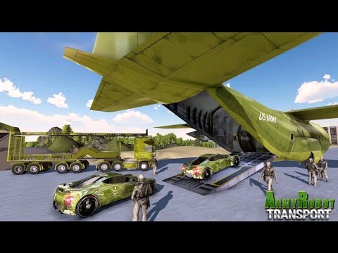 US Army Car Truck Plane Robot Transport
