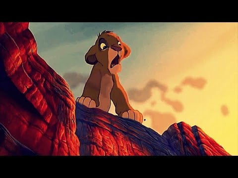 THE LION KING (1994) Scene: "Run away..."/Simba escapes.