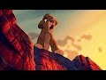 THE LION KING 1994 Scene Run Away Simba Escapes
