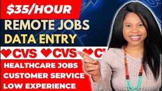 Remote Jobs Hiring Right Now | Data Entry, Paid Training, CVS Healthcare (Customer rep, High Paying)