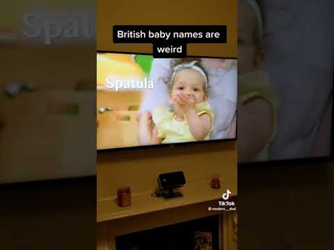 British baby names are weird