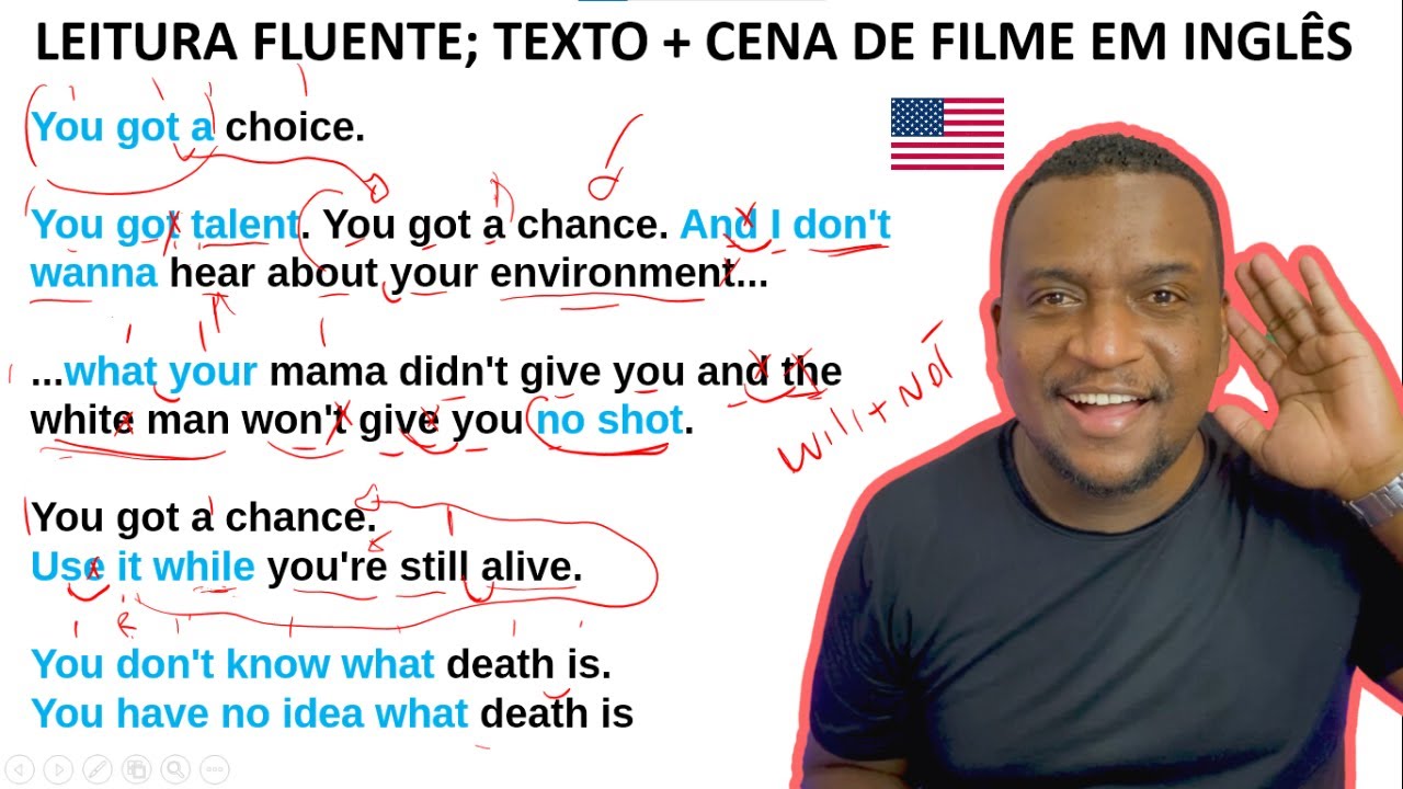 Leitura Guiada em Inglês com Connected Speech: Aprenda com Cena de Filme