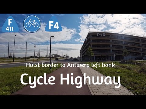 Cycling Hulst Border to Antwerp : along cycle highways and local paths