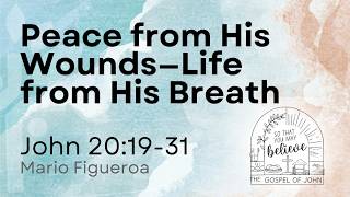 John 20:19-31—Peace from His Wounds—Life from His Breath