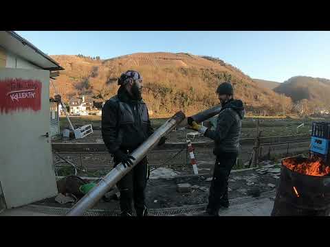 Ahrtal - Der erste Frost - Wir heizen den Tante Emma Laden