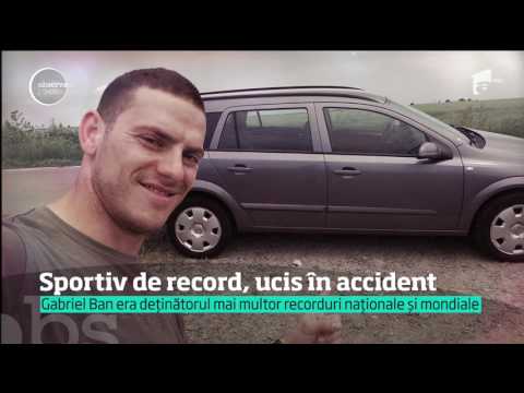 Un moment de neatenţie i-a adus sfârşitul lui Gabriel Ban, militar de carieră şi sportiv din pasiune