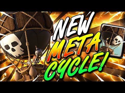 OVERPOWERED!! NEW META BALLOON CYCLE DECK IN CLASH ROYALE!!