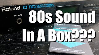 Video thumbnail for Bad Gear - Roland D-110 - 80s Sound In A Box??? by AudioPilz