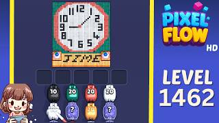 Pixel Flow Level 1462 Solution Walkthrough