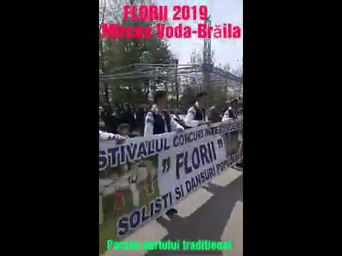 PARADA PORTULUI TRADIȚIONAL DE FLORII LA MIRCEA VODĂ, BRĂILA, ÎN DESCHIDEREA FEST.  ~ FLORII 2019 ~.