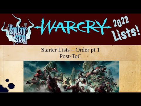 Starter Lists for Every Faction - Order 2022 (pt1)