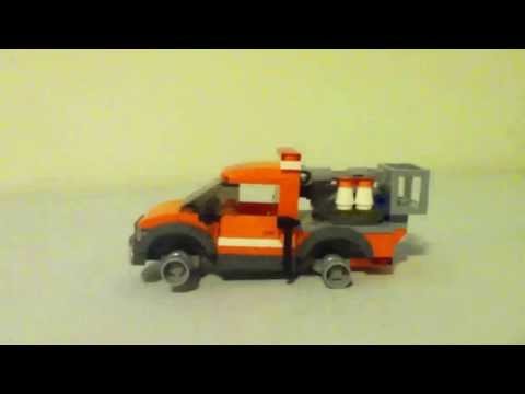Animated Build - Lego City Light Repair Truck Set #60054