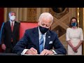 Joe Biden signs 17 executive orders rev