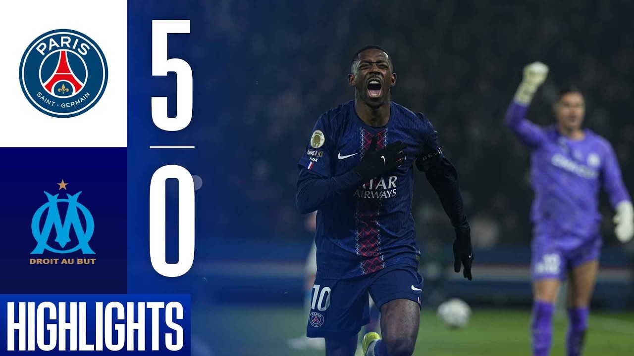 2월 09일 파리 생제르맹 FC VS 올림피크 마르세유 하이라이트