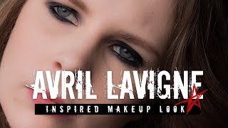 TUTORIAL || Avril Lavigne Smokey Eye Inspired Makeup Look // kazzified29