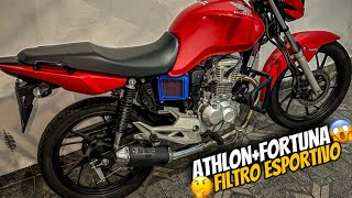 COLOQUEI O FILTRO ESPORTIVO+ESCAPE FORTUNA+MODULO ATHLON NA START 160 🔥😍