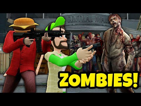 Surviving MASSIVE Zombie Hordes in a Mall in Gmod! (Garry's Mod RP)
