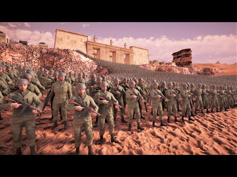 14.000 WW2 SOLDIERS vs 1 MILLION ZOMBIES - Ultimate Epic Battle Simulator 2