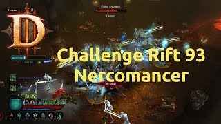 Diablo 3 - Challenge Rift - Challenge 93 - Necromancer - Completed
