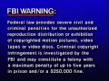Sony Wonder FBI Warning Screen 1995 2006