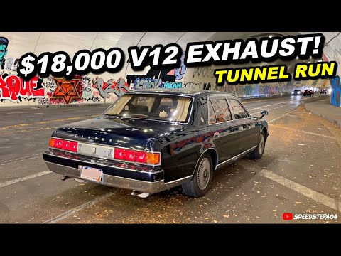 Thumbnail for $18,000 Exhaust Tunnel Run! V12 Toyota Century From Japan Breaks the Internet by Toyota, Toyota Century, Car