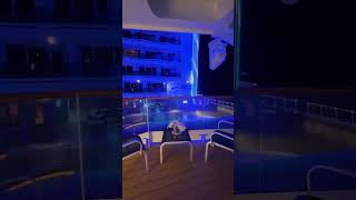 Balcony promenade view on Msc World Europa with msc friend Simone famà #mscworldeuropa #msccrociere