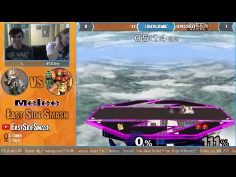 ESS Monthly #14: Ty (Fox) vs [ePG] Chevy (Samus) - Losers Semis - Melee