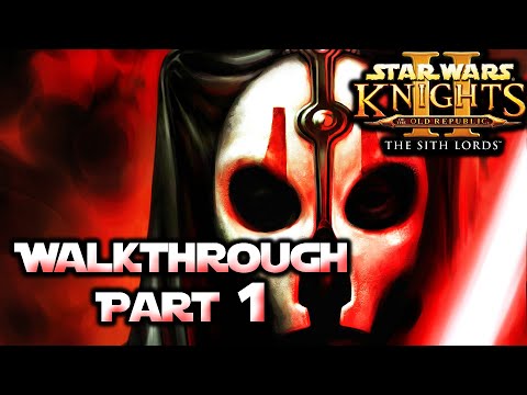 Star Wars Knights of the Old Republic 2 - KOTOR 2 Walkthrough Part 1 (All Quests + Max Difficulty)