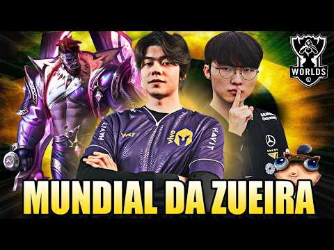 KEYD e T1 CHOCARAM O MUNDO - MUNDIAL DA ZUEIRA | Worlds 2025