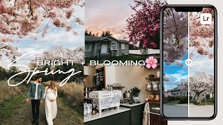 Bright + Blooming SPRING Lightroom Mobile Preset by @athenaandcamron