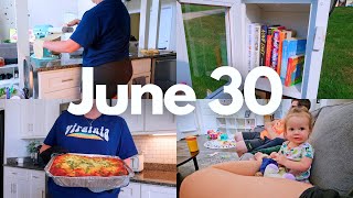JUNE 30 VLOG | saying goodbye to you, homemade lasagna noodles + restocking my little free libary