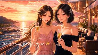 Storm Outside, Paradise Inside | ASMR | Luxury Cruise Experience