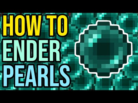 How To Get Ender Pearls FAST In Minecraft!